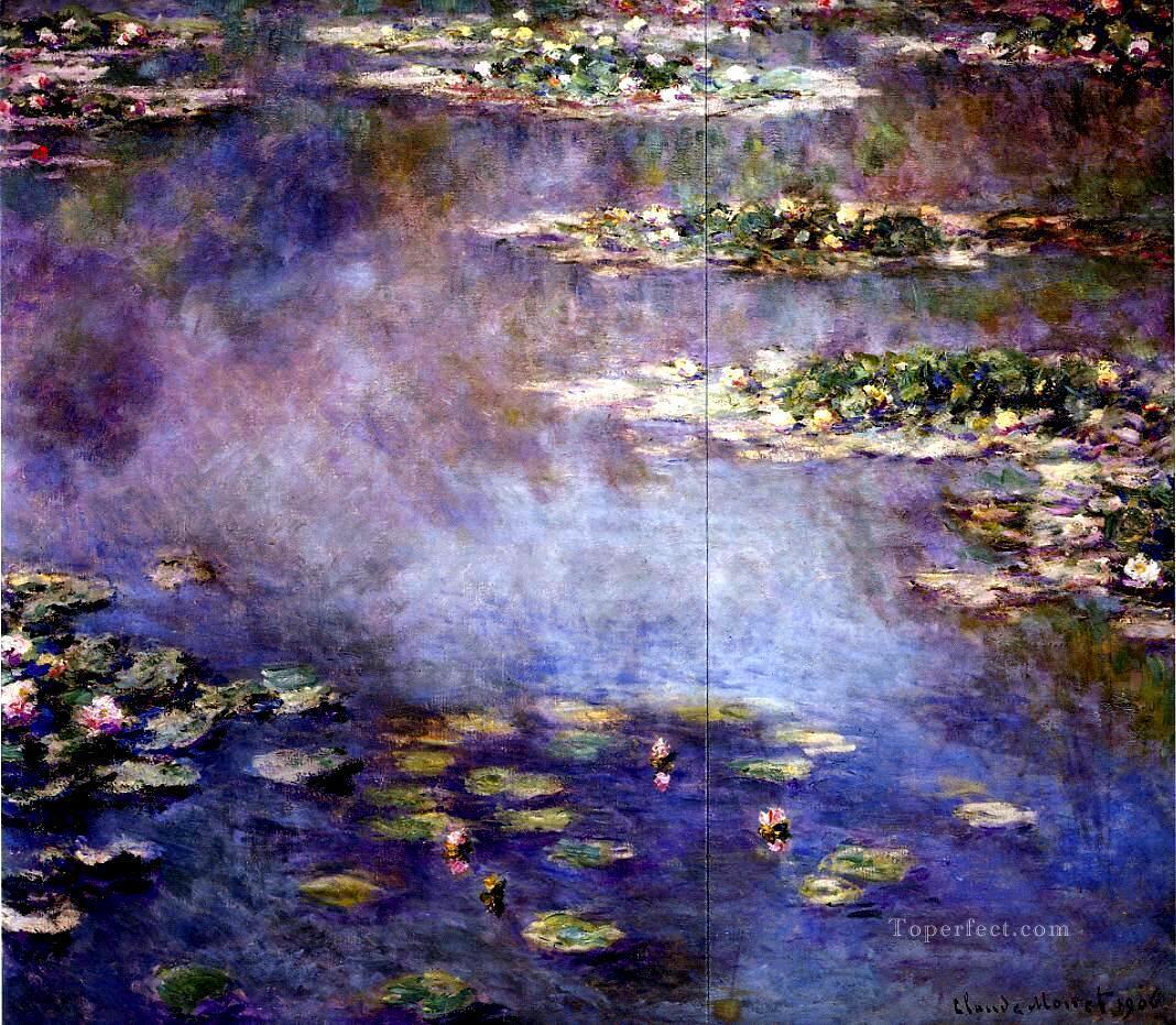 Water Lilies 1906 Claude Monet Impressionism Flowers Oil Paintings